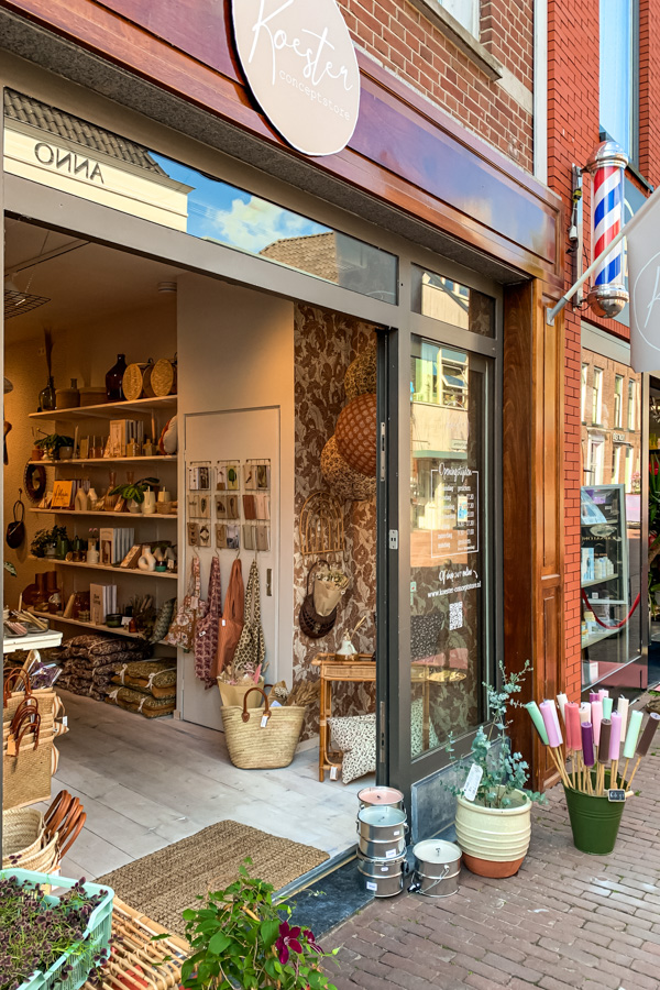 Inkijkje Koester conceptstore Sneek Friesland