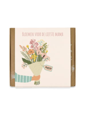 Cadeautje voor moederdag, blossombs giftset bloemen voor de liefste mama