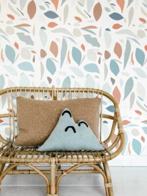 Details Behang fruitig blauw van Bibelotte