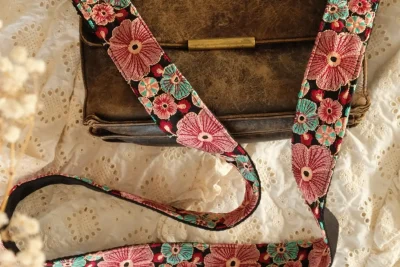 Handgemaakte telefoon/tas/camera strap Juniper van het merk La N'atelier