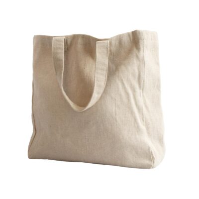 Katoenen tote bag - beige Leeff