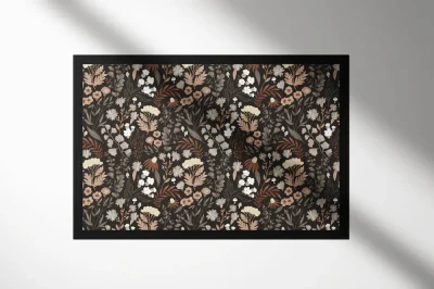 Deurmat Earthy Flora - 40 x 60 cm Bubble & Blend