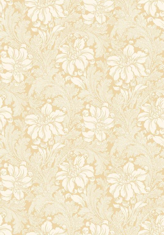 Bloemen behang Boråstapeter Behang Acanthus - geel