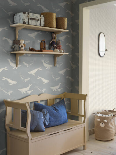 Kinderkamer met Behang walvissen Boråstapeter Behang Whales