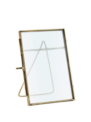 Messing fotolijstje staand - 10 x 15 cm Madam Stoltz