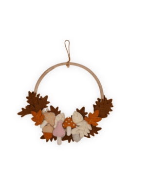 Wanddecoratie flower hoop - Forest ø 30 cm KidsDepot