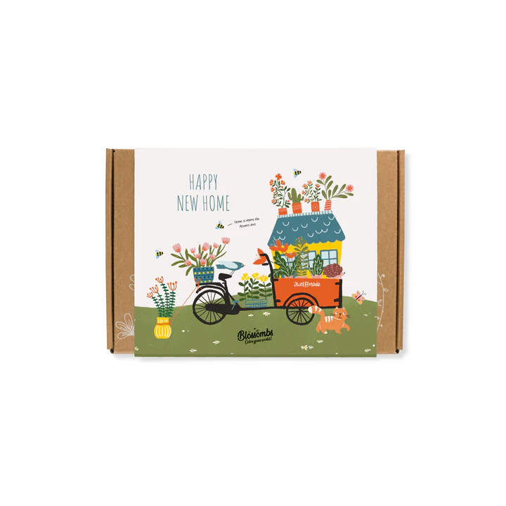 Zaadbommetjes 'Happy new home' giftbox small Blossombs
