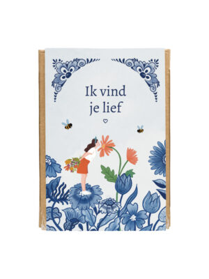 Zaadbommetjes 'delfts blauw' giftset mini Blossombs