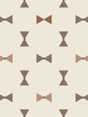 Behang kinderkamer Little Amour Pasta - bruin