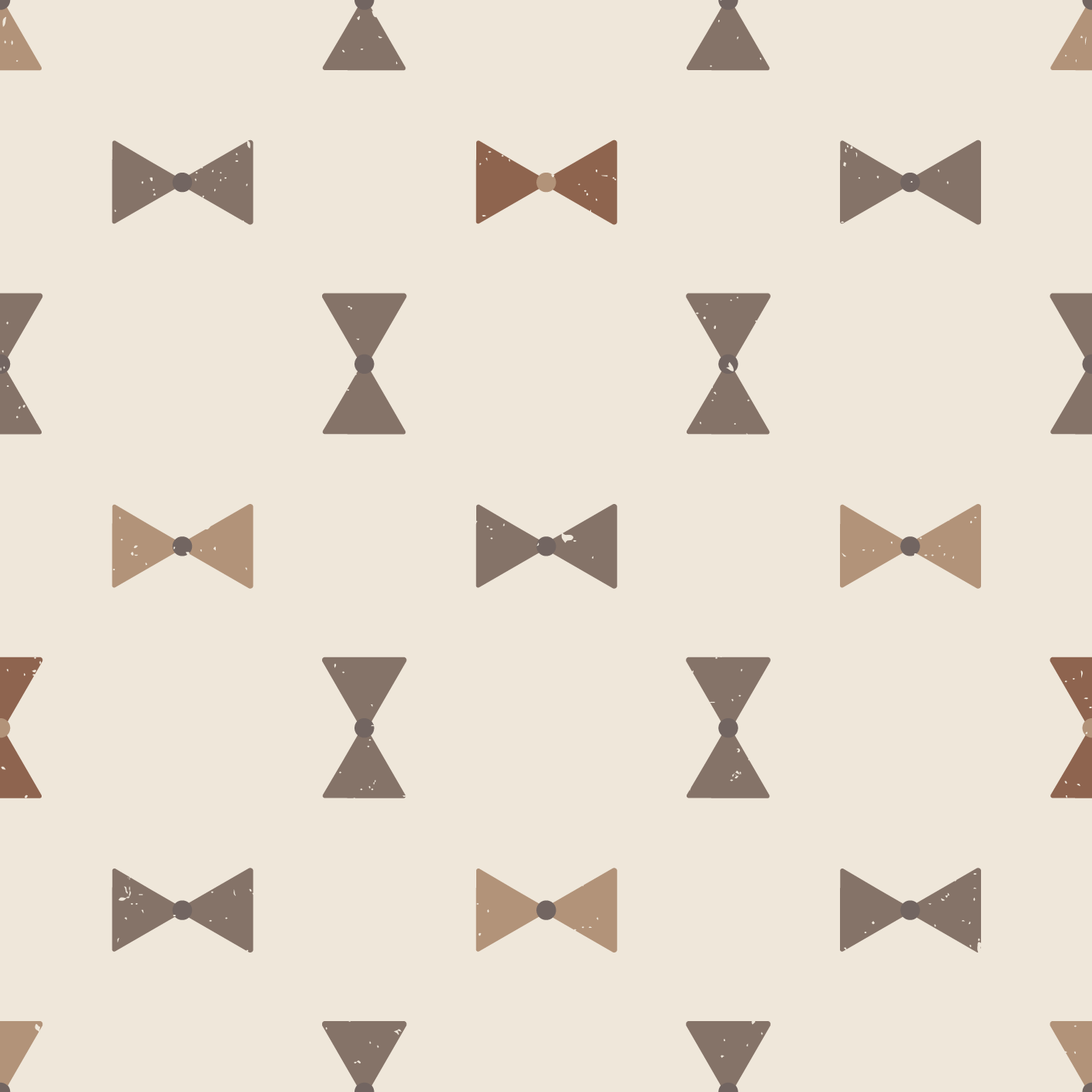 Behang kinderkamer Little Amour Pasta - bruin