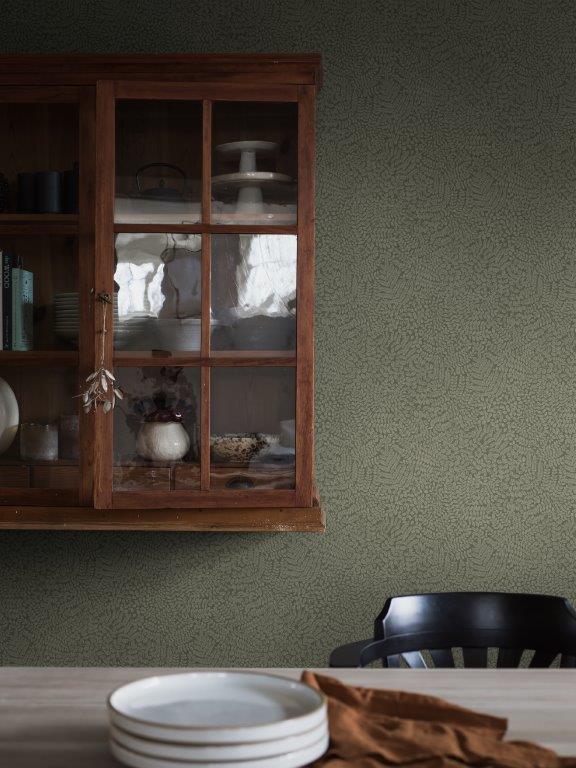 Details Botanisch behang Boråstapeter Behang Bladverk - groen