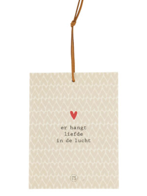 Geurzakje 'er hangt liefde in de lucht' Zusss