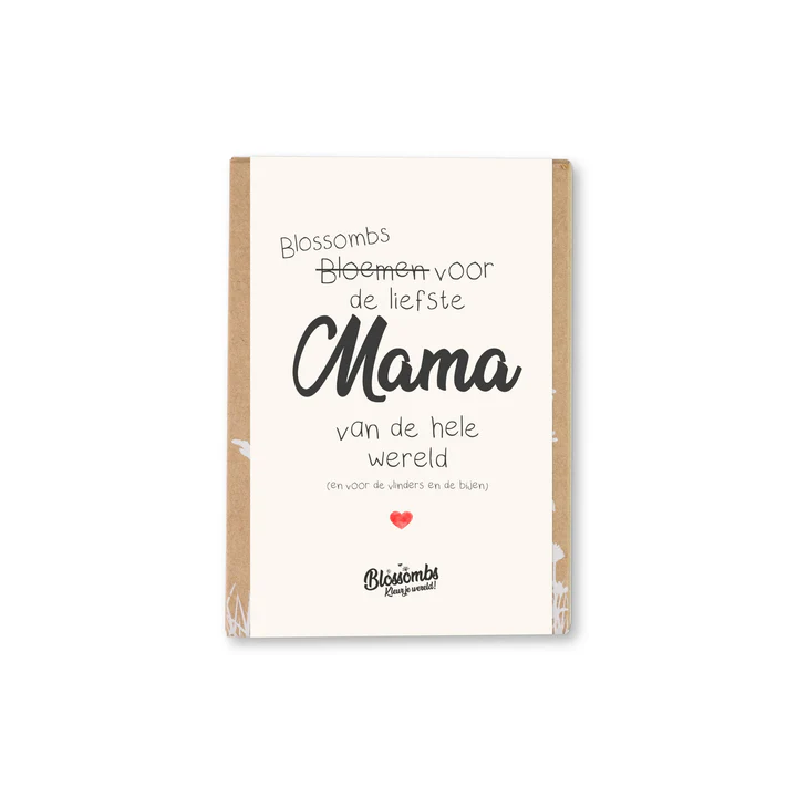 Moederdag giftbox 'Mama' met 4 zaadbommetjes Blossombs