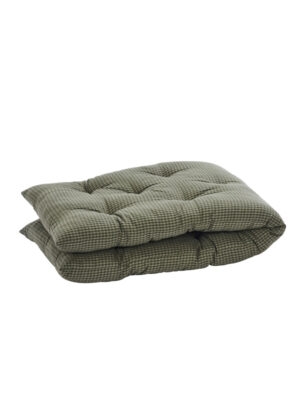 Dubbelgevouwen Matraskussen ruitjes groen - 45x125 cm Madam Stoltz