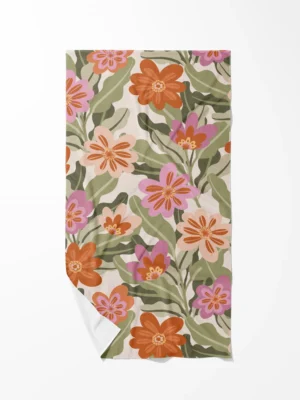 Gastendoekje met bloemenprint 'Floral Fantasy' Bubble & Blend