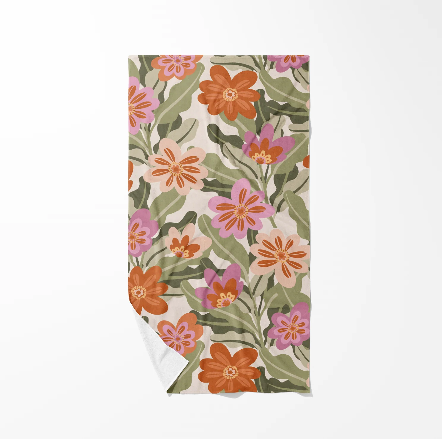 Gastendoekje met bloemenprint 'Floral Fantasy' Bubble & Blend