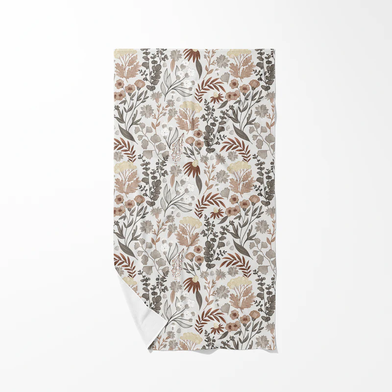 Gastendoekje met bloemenprint 'Prairie' Bubble & Blend