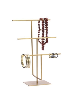 Gevulde Gouden juwelen standaard - 3 laags Madam Stoltz