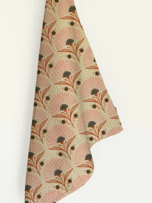 Theedoek met bloemenprint 'Free Spirit' Bubble & Blend