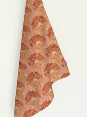 Theedoek met bloemenprint 'Wanderlust' Bubble & Blend