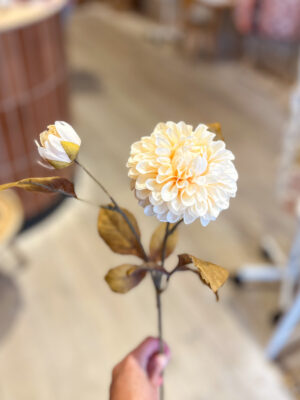 Kunst Dahlia - cream 61 cm