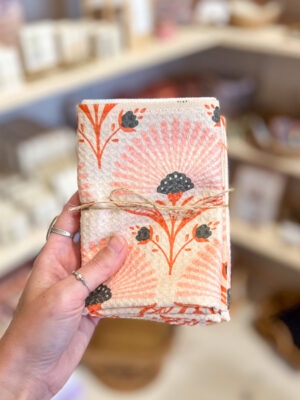 Vaatdoekjes bloemenprint 'Free Spirit' - set van 3 Bubble & Blend