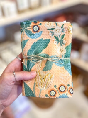 Vaatdoekjes bloemenprint 'Whimsical Nature' - set van 3 Bubble & Blend