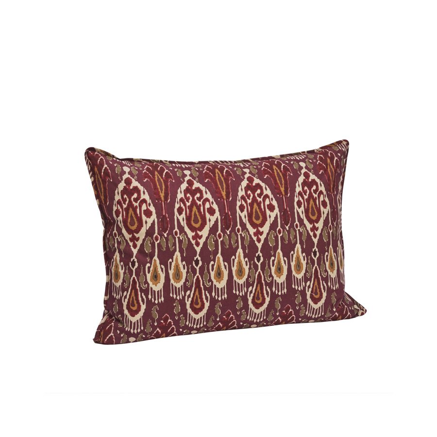Kussenhoes met print paarsrood - 50 x 70 cm Madam Stoltz
