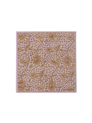 Paarse servetten met bloemenprint - 20 stuks Bloomingville