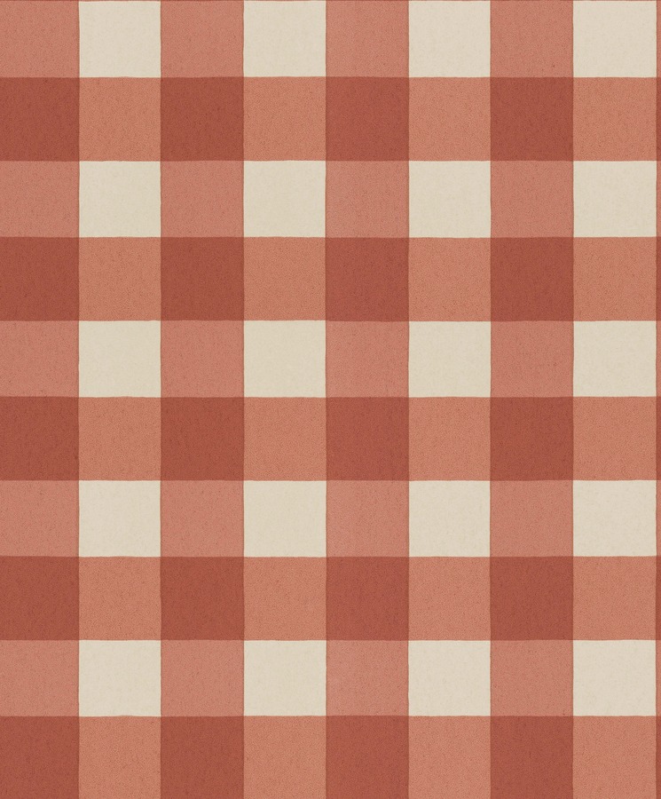 Ruitjes behang Långelid von Brömssen Behang Picnic - terra