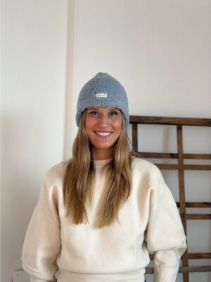 Teddy muts - lichtblauw | De La Mur