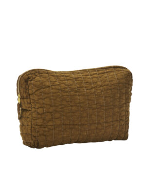 Toilettas gewatteerd - khaki Madam Stoltz