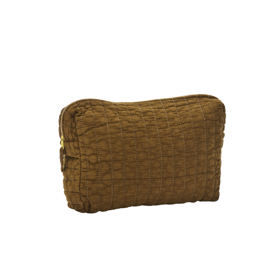 Toilettas gewatteerd - khaki Madam Stoltz