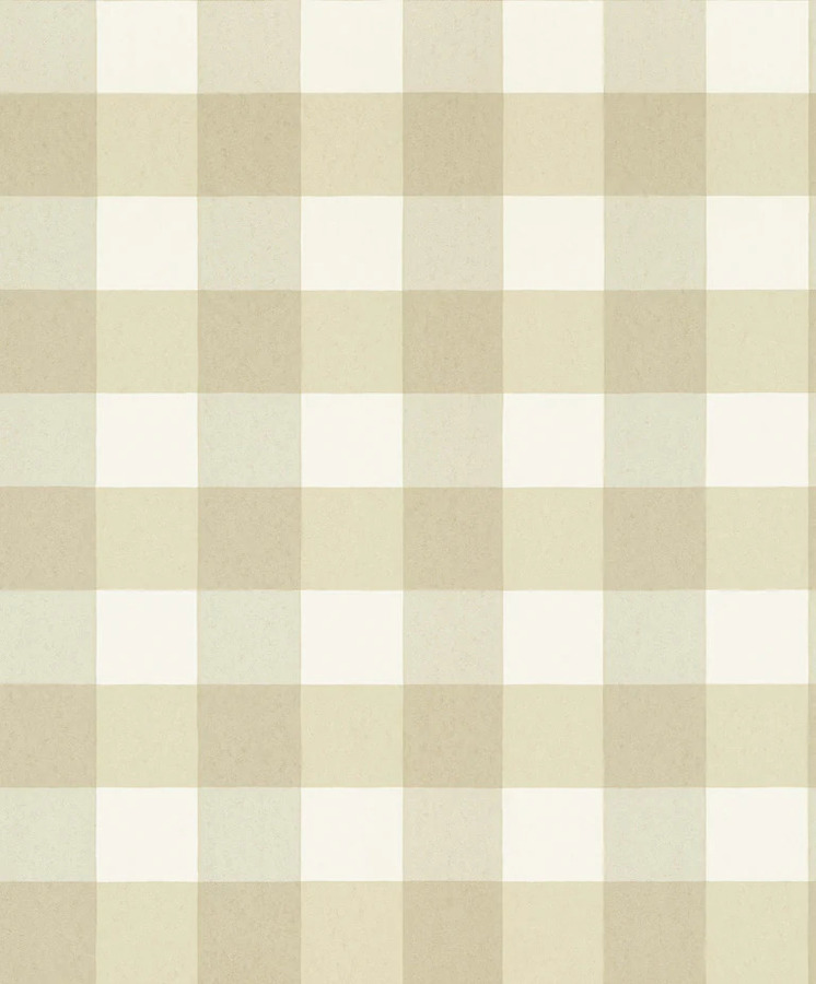 Ruitjes behang Långelid von Brömssen Behang Picnic - beige