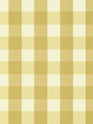 Ruitjes behang Långelid von Brömssen Behang Picnic - geel