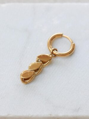 Spirit hoop gold - set van 2 oorbellen | Label Kiki
