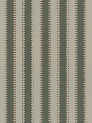 Strepen behang Långelid von Brömssen Behang Jagged Stripe - dusty olive
