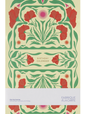 Verjaardagskalender - poppy | Fabrique a la carte