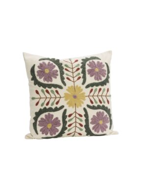 Kussenhoes geborduurd 45 x 45 cm | Madam Stoltz