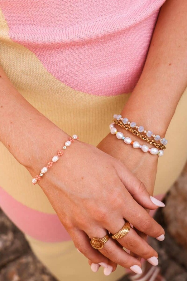 Lucia bracelet gold | Label Kiki