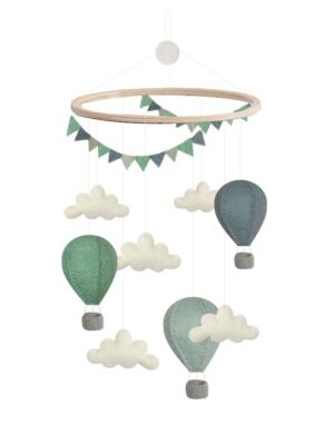 Mobiel luchtballon - blauw/mint | Gamcha