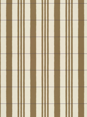 Ruitjes behang Långelid von Brömssen The Guards' Tent - bruin roasted brown
