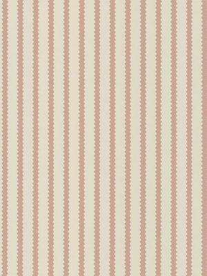 Strepen behang Långelid von Brömssen Behang Stitched Stripe - terra burnt rose