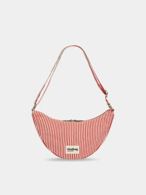 Crossbody tas - gestreept rood | Hindbag